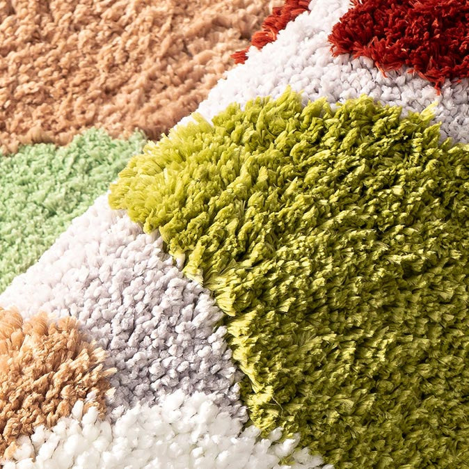 Feblilac 3D Magic Flower Garden Area Rug, 80cmX200cm, Multiple Sized Green Moss Non Slip Bedroom Rug, Floral Living Room Rugs, Green Anti Slip Area Mats, Soft Thick Bedroom Carpet, Art Mats, Best Rugs, Hot Shower Mat Non Slip