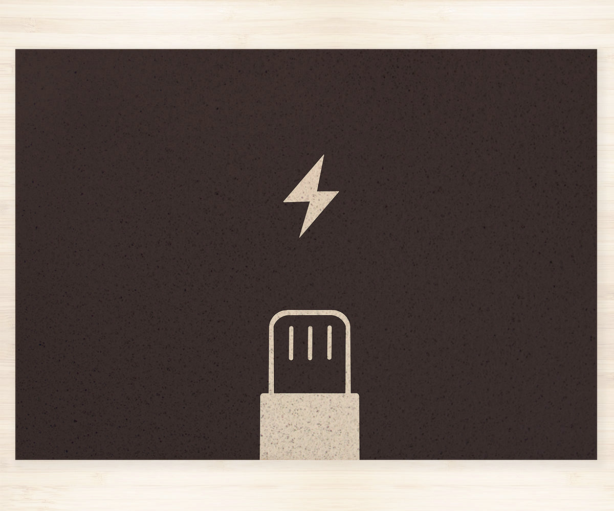 Charging Icon PVC Entrance Mat