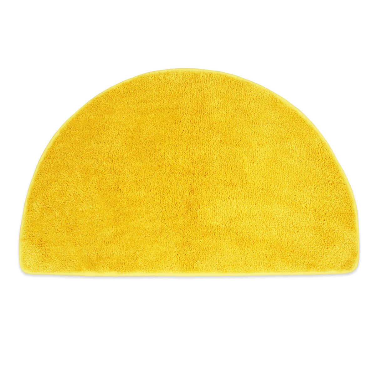 Golden Semicircle Bath Mat
