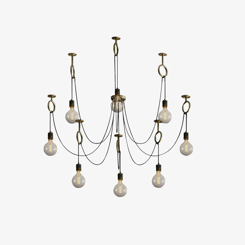 Industrial Spider Chandelier