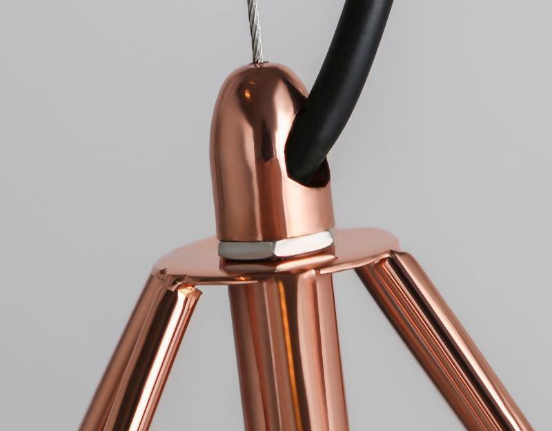 Diamond Cage Metal Pendant