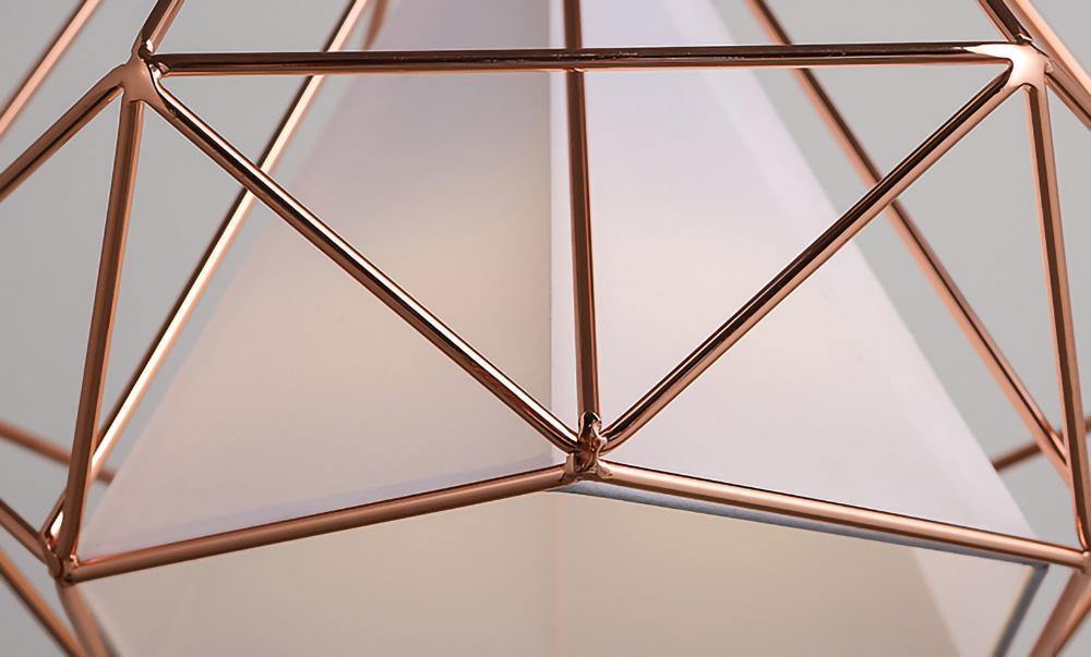 Diamond Cage Metal Pendant