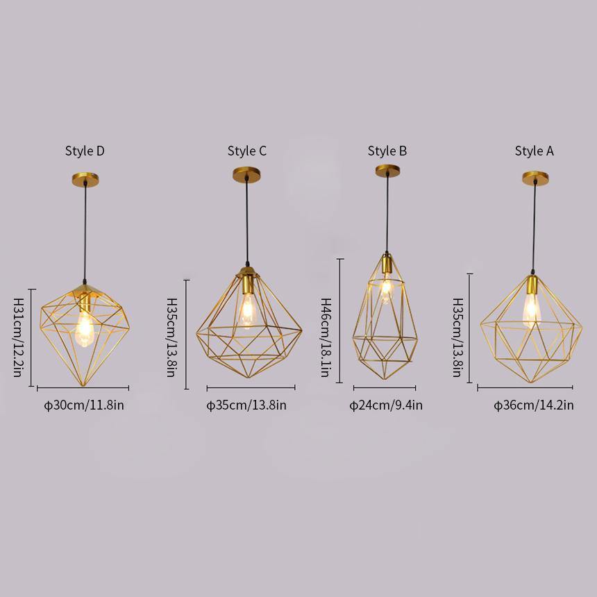 Diamond Hanging Light