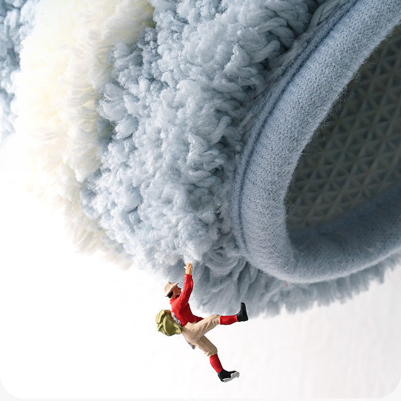 Moon Phase Bath Mat Black Background, Bathroom Rug, Soft Plush Water-Absorbent Mat, Machine Washable