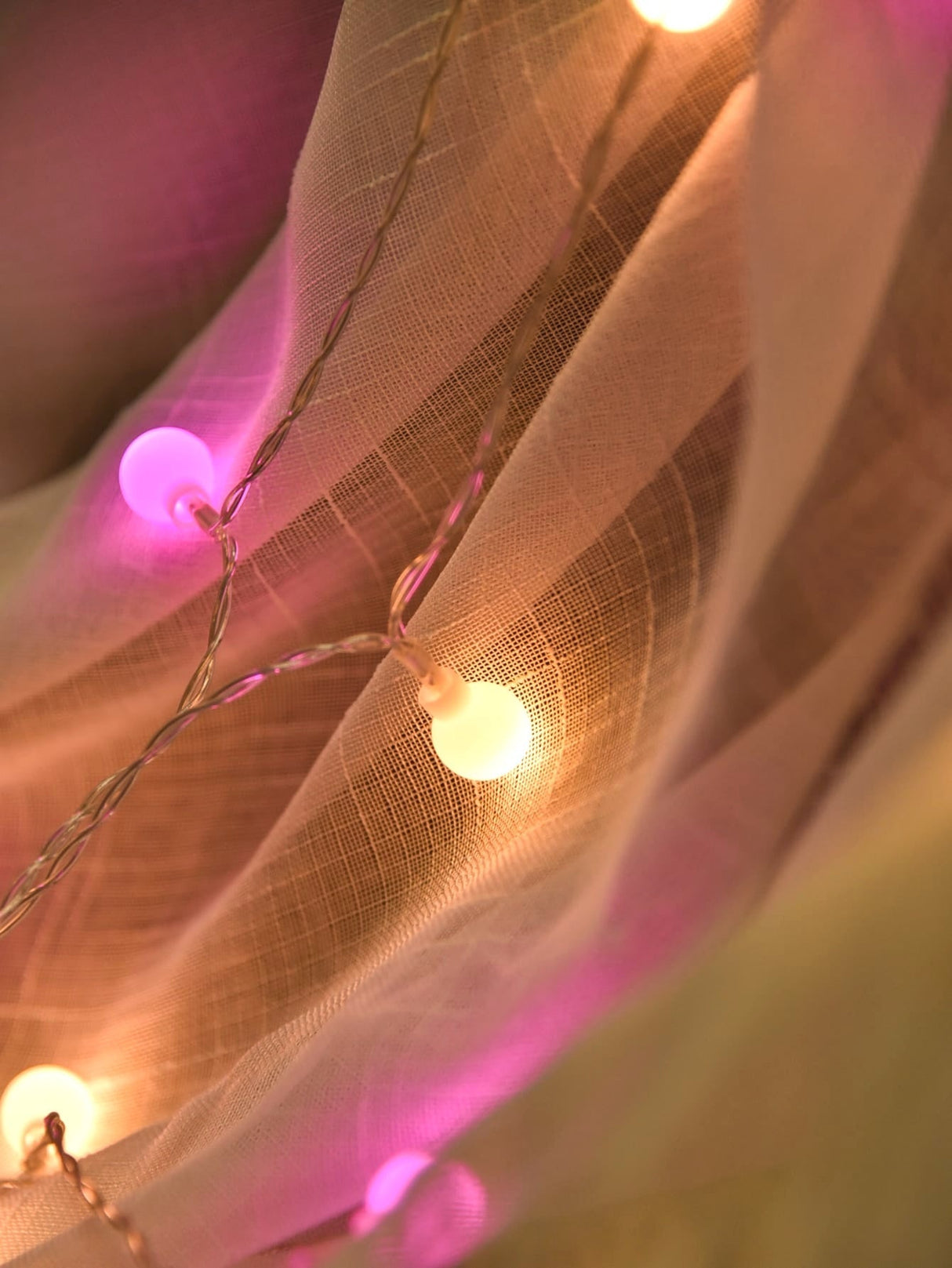 String Light with 10pcs Ball Shaped Bulb 1pc - Novelty Lighting