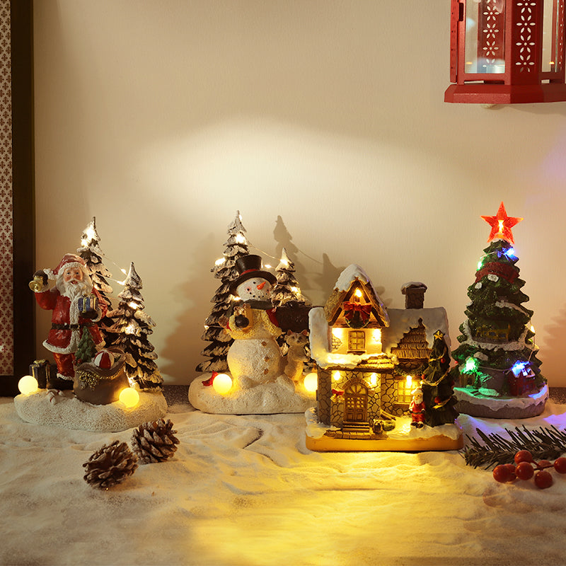 Christmas Village House with Light Up