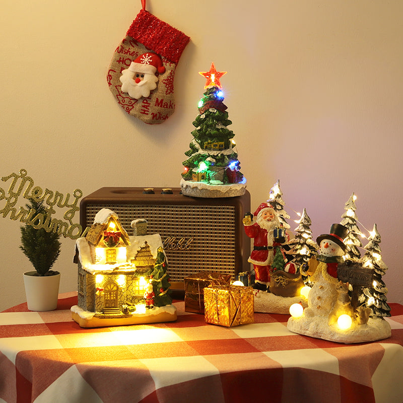 Christmas Village House with Light Up