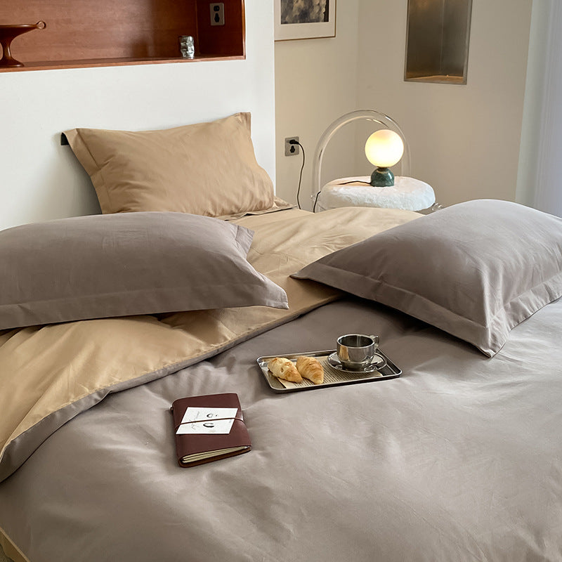100% Cotton Sueding Duvet Cover Bedding Set