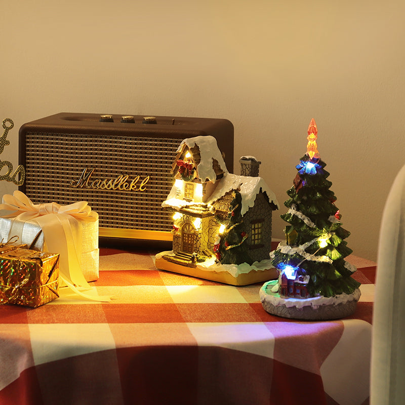 Christmas Village House with Light Up