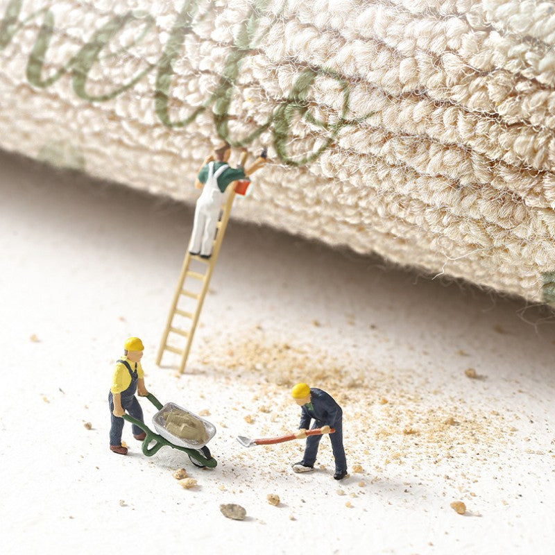 Feblilac Flower Camellia Polyester Door Mat