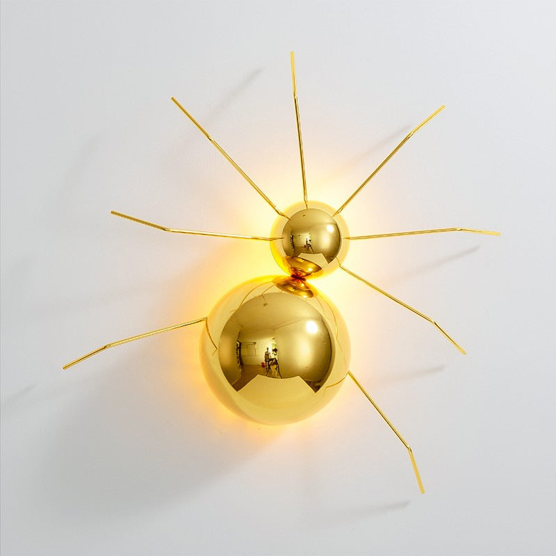 Golden Spider LED Wall Lamp