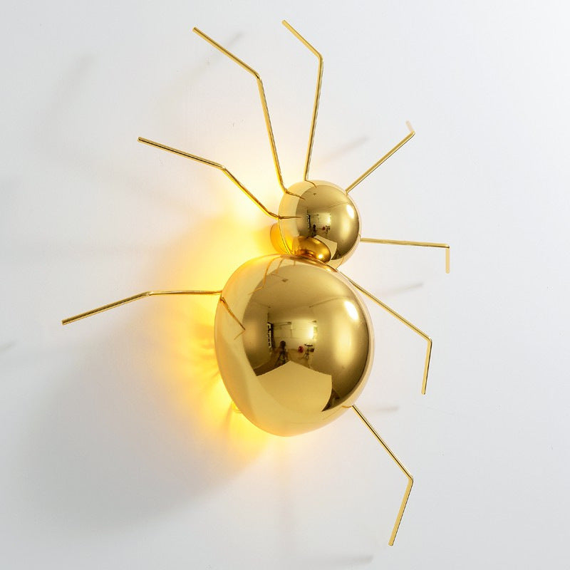 Golden Spider LED Wall Lamp