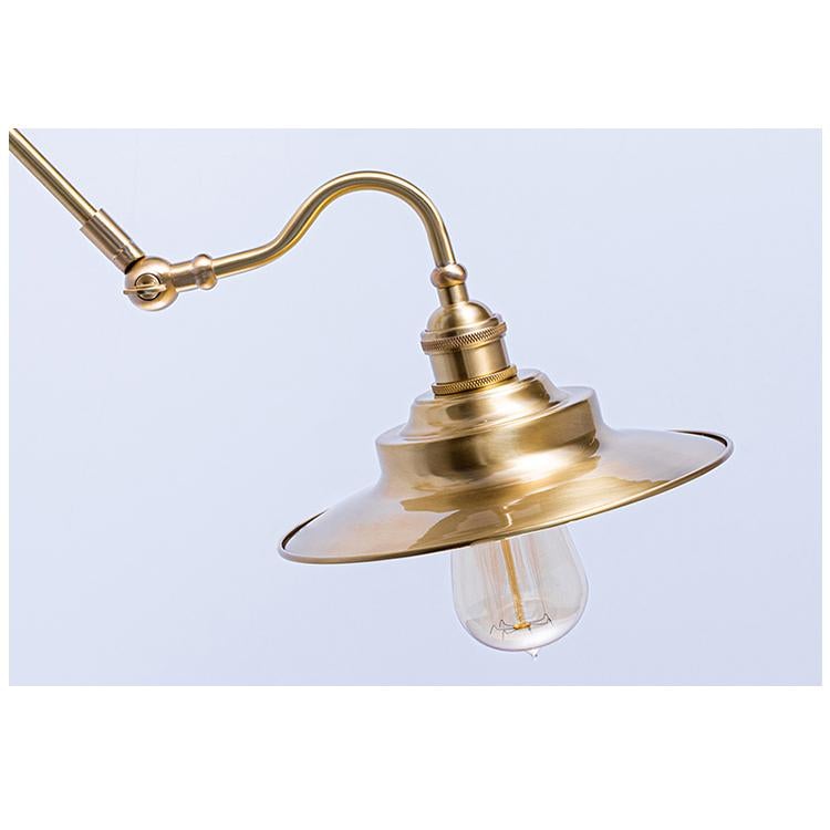Brass Gooseneck Wall Light