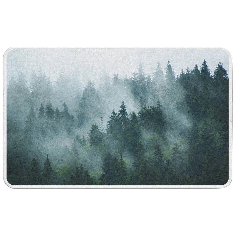 Green Forest Bath Mat