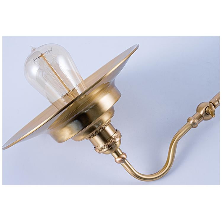 Brass Gooseneck Wall Light