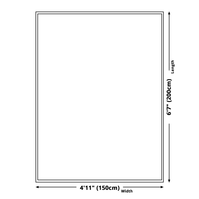 Black and White Bedroom Rug Modern Abstract Twisted Lines Pattern Area Rug Polyester Non-Slip Machine Washable Carpet - Clearhalo - 'Area Rug' - 'Modern' - 'Rugs' - Rug' - 1584086