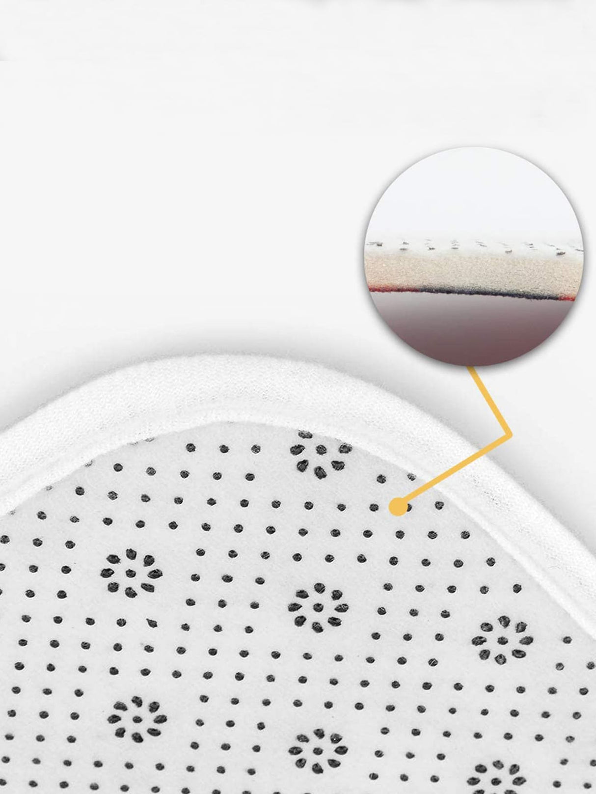 4pc Cat Print Bath Rug And Shower Curtain