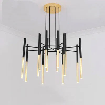 Metal Tubular Chandelier