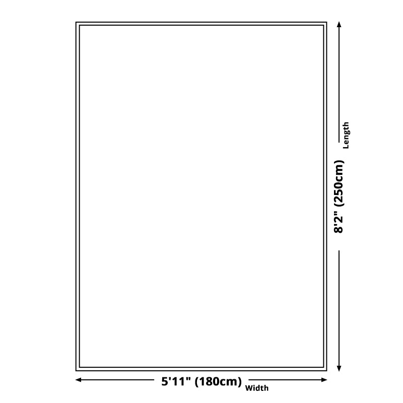 Pastel Color Scandinavian Rug Polypropylene Geometric Shapes and Lines Carpet Non-Slip Backing Rug for Home - Clearhalo - 'Area Rug' - 'Rug' - 1898615