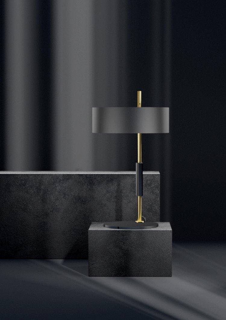 Styling Black Table Lamp