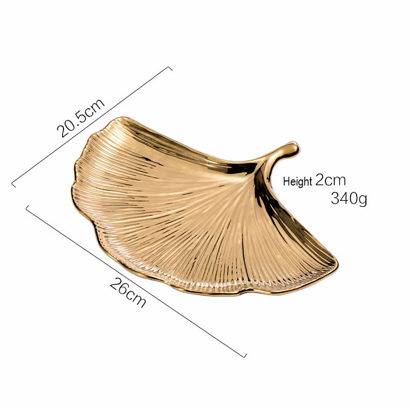 Nordic Style Bubble Pattern Gold Trim Ceramic Tray, Service Plate, Jewelry Tray, Decoration Tray