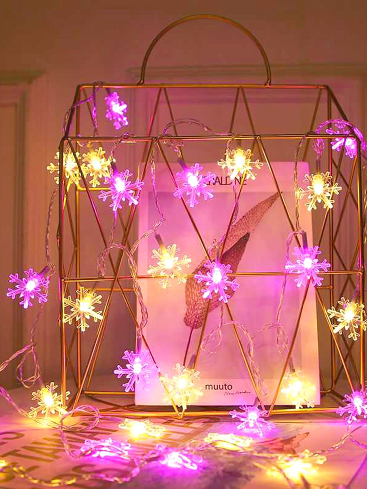 Christmas 40 Led 6m Snowflake String Light - Lighting & Lamp