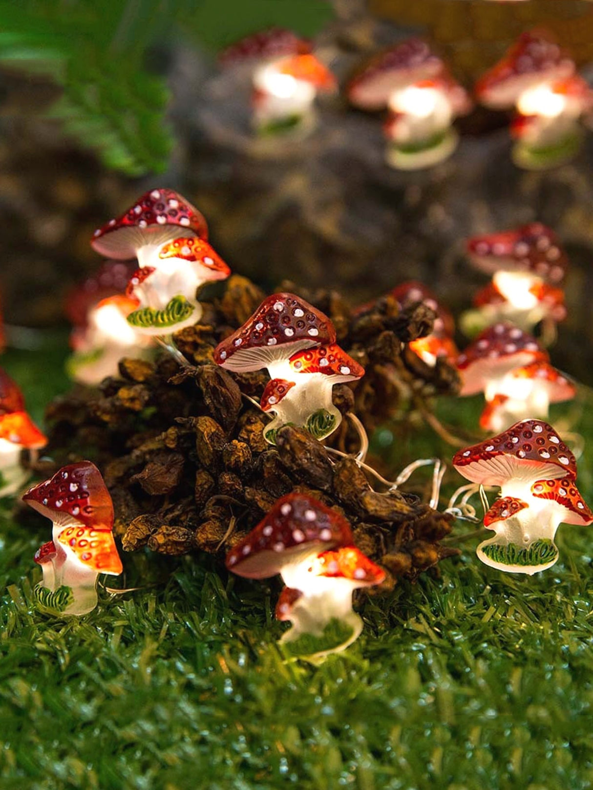 30 Led 3M Mushroom String Light - Novelty Lighting