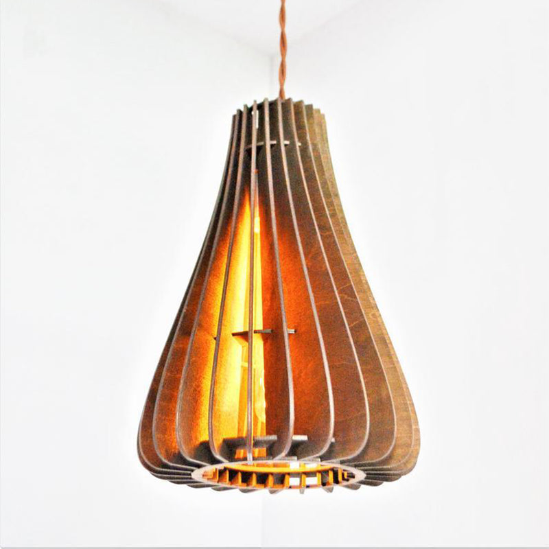 Handmade Wood Pendant Lamps
