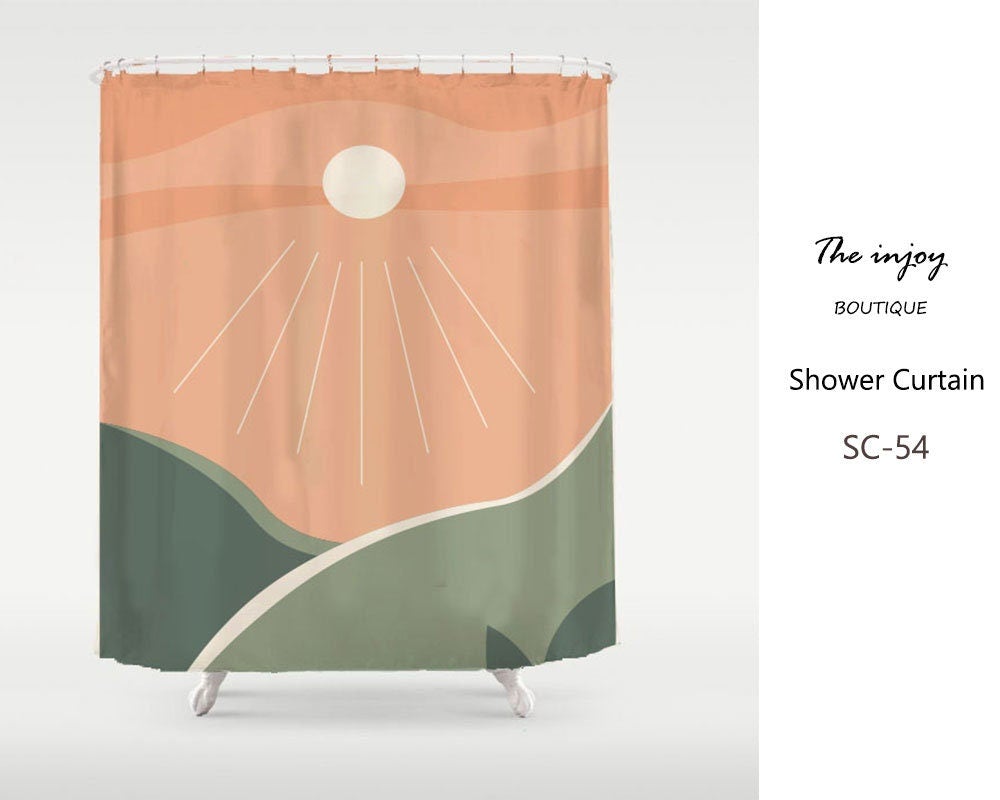 Abstract Naked Woman Shower Curtain