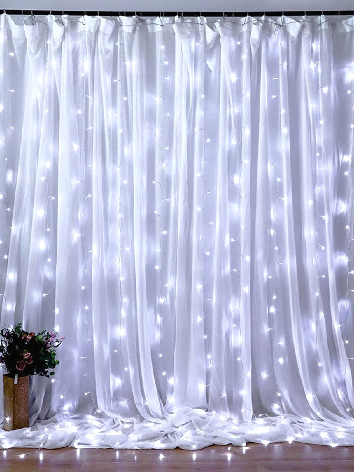 5m Curtain Decorative String Light with 50pcs Bulb 1pc - Novelty Lighting