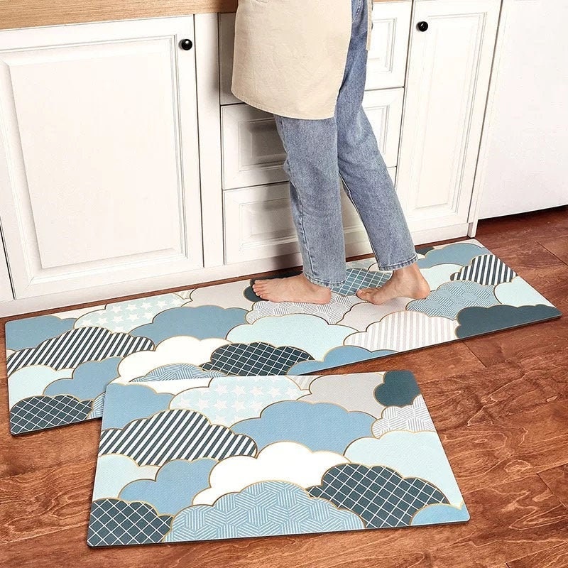 Cloud Kitchen Floor Mat