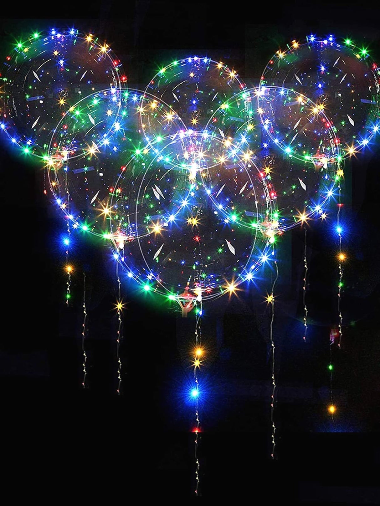 Copper String Light with Balloon 3pcs - Novelty Lighting