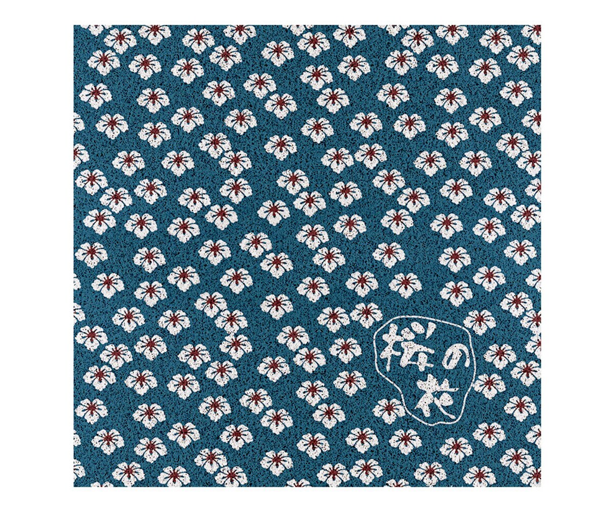 Japanese Sakura Pattern PVC Entrance Mat