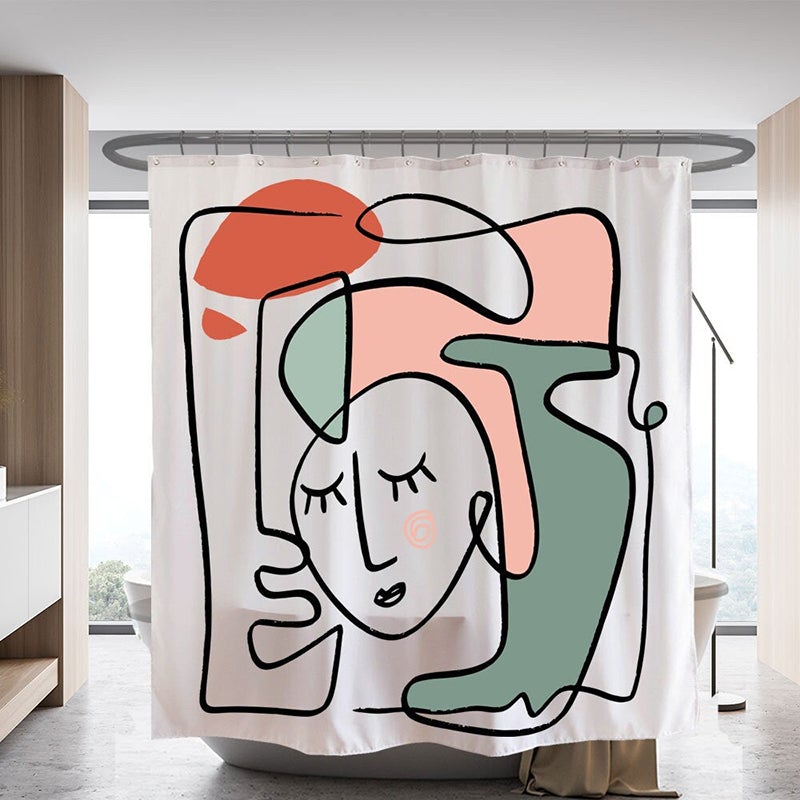 Joker Face Shower Curtain