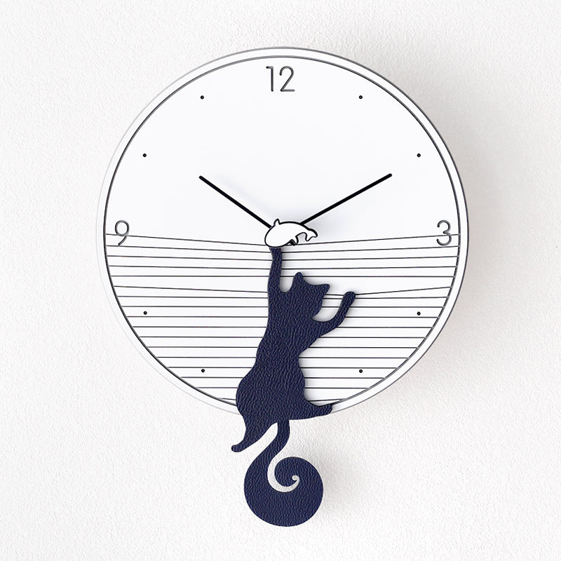 Swing Cat Clock