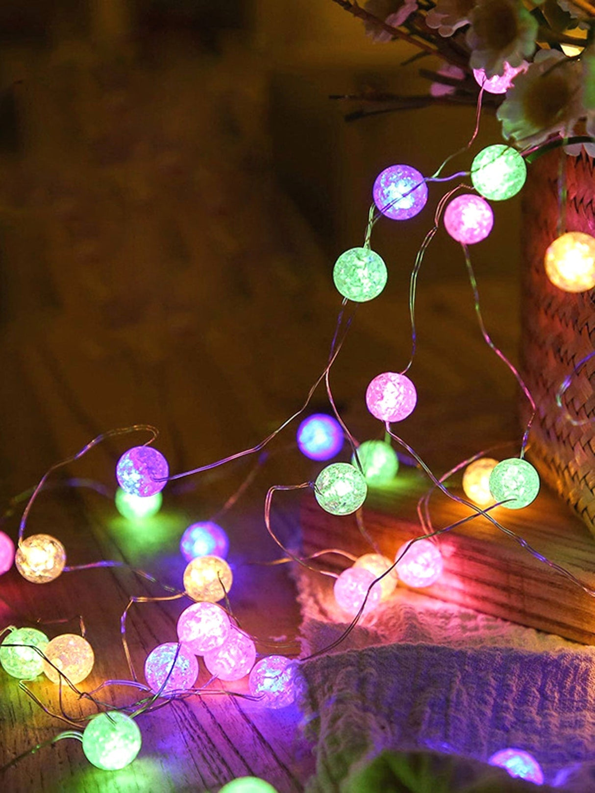 Ball Shaped Bulb String Light 1pc - Novelty Lighting