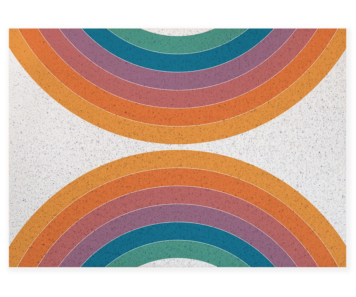 Rainbow PVC Entrance Mat