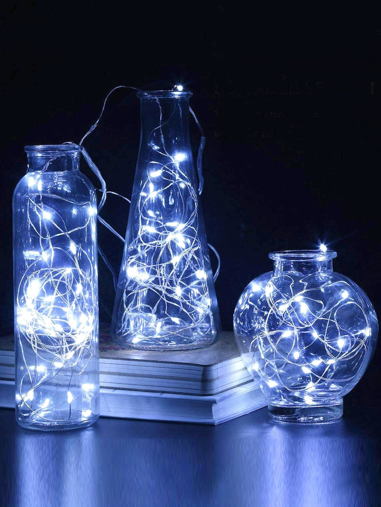 Copper String Light with 30pcs Bulb 2pcs - Novelty Lighting