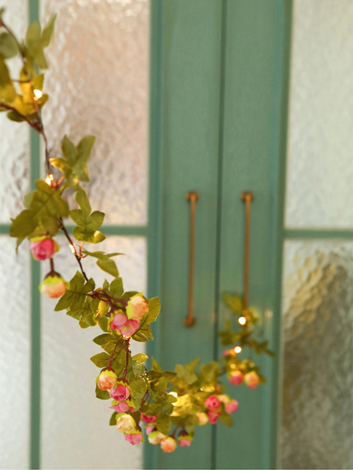 Artificial Flower String Light with 25pcs Bulb 1pc - Novelty Lighting