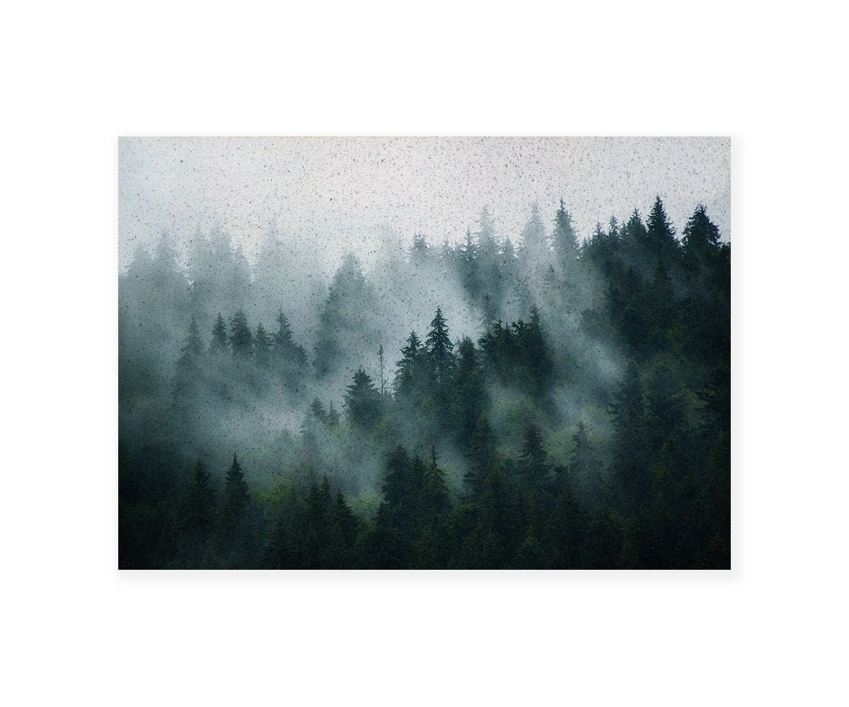 Green Mist Forest PVC Entrance Mat