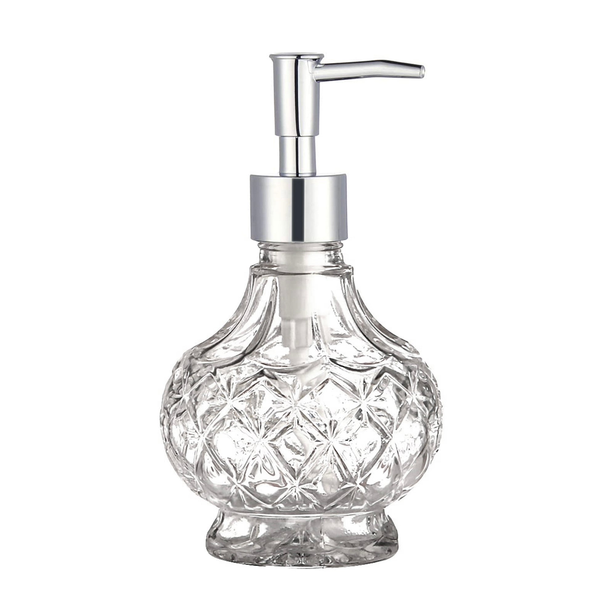 Clear Glass Soap Dispenser Bathroom Pump Bottle Cute T For Her Feblilac Store