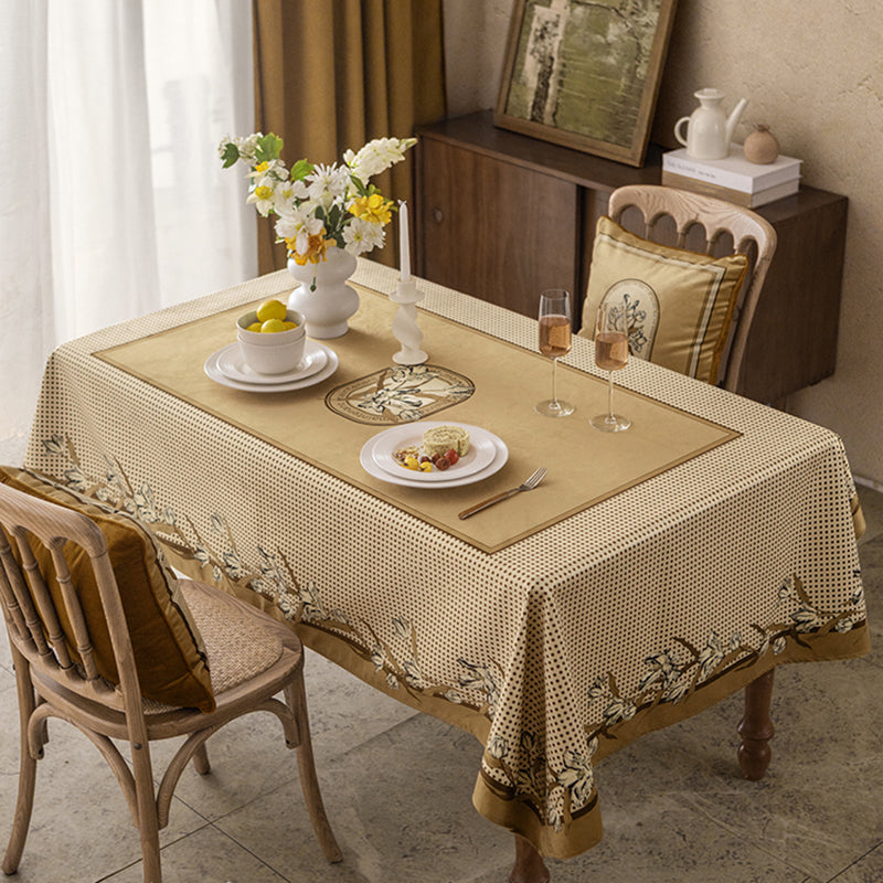 Delphi American table cloth light luxury high-end tablecloth modern TV cabinet coffee table cloth rectangular cover cloth towel