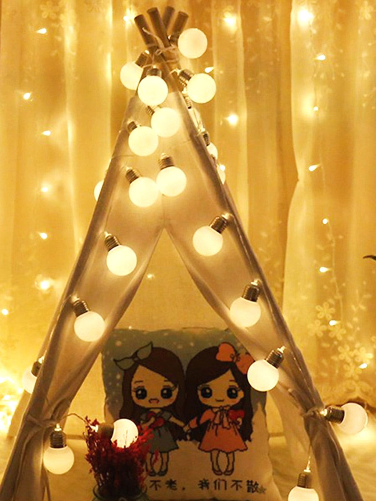 Bulb String Light 10pcs - Novelty Lighting