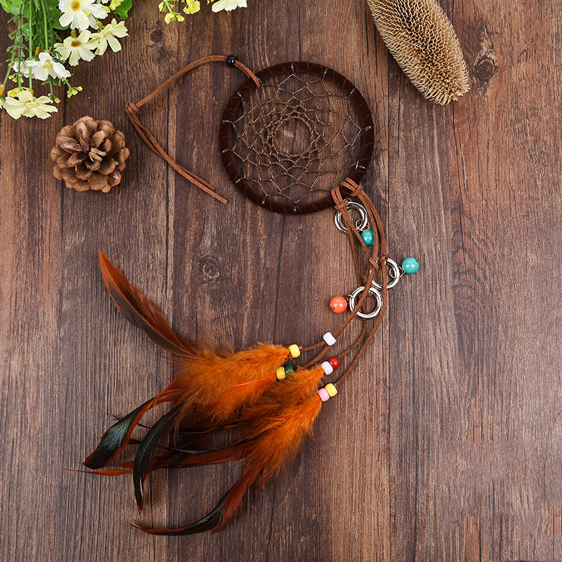 Blue Feather Dream Catcher