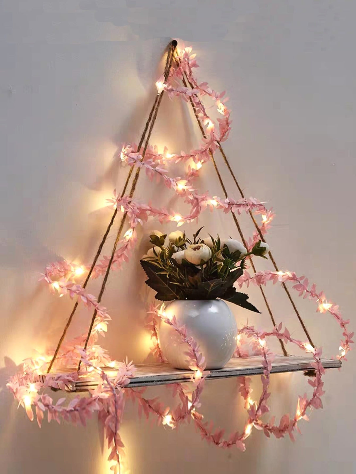 Bulb Artificial Leaf Decor String Light 20pcs - Novelty Lighting