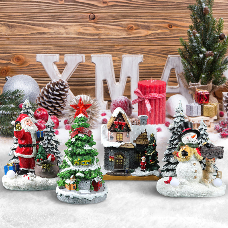 Christmas Village House with Light Up