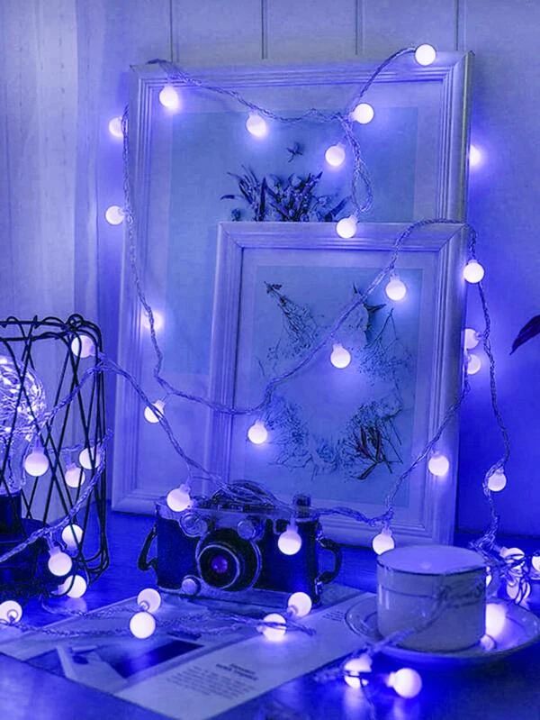String Light With 10pcs Ball Bulb
