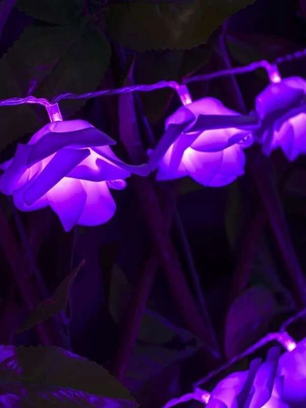 10pcs of Rose Shaped Bulb String Light 1.5m