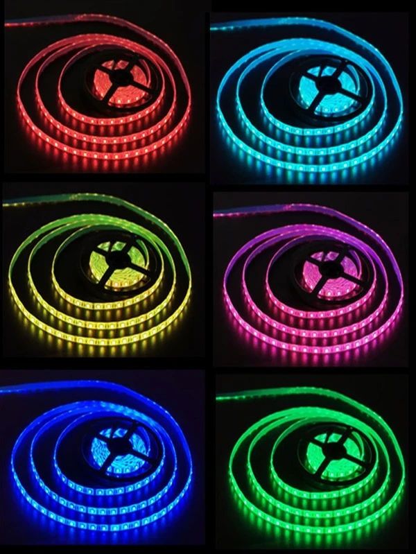 5m Multicolored Strip Light With 24 Keys Remote Control