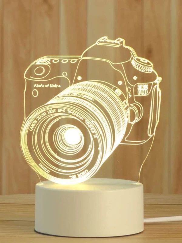 3D Camera Design Night Light 1pc